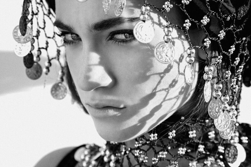 Woman with Coin Headdress