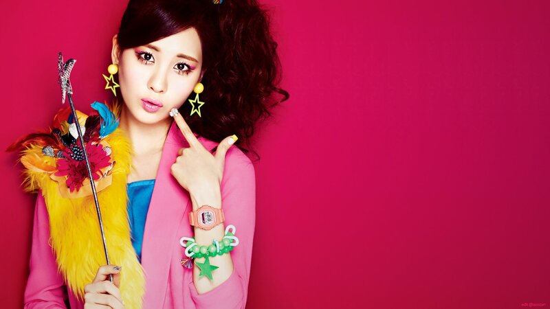 woman with colorful accessories