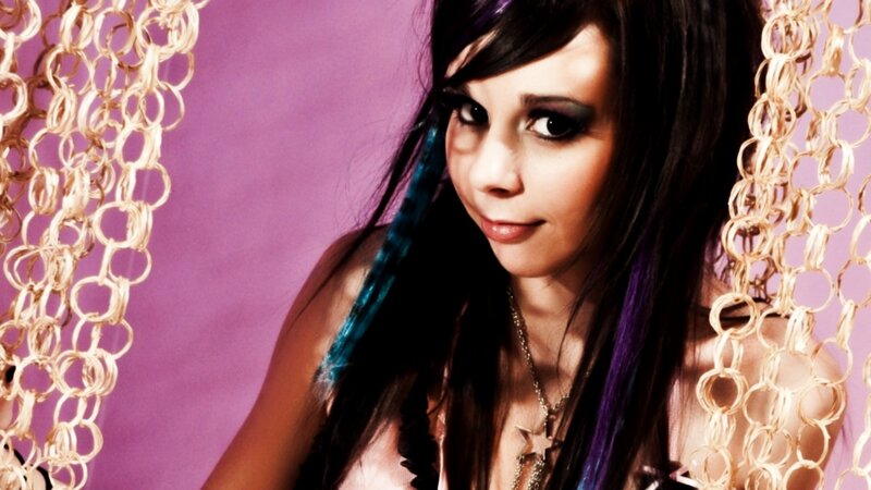 woman with colorful hair