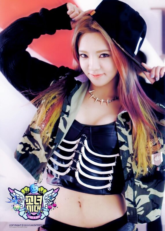 Woman with Colorful Hair — Black, Playful, Photograph