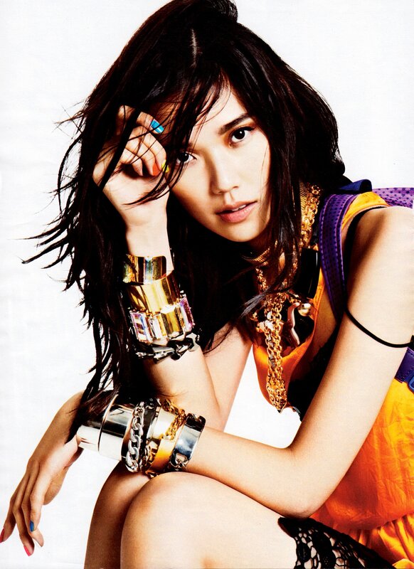 woman with colorful jewelry