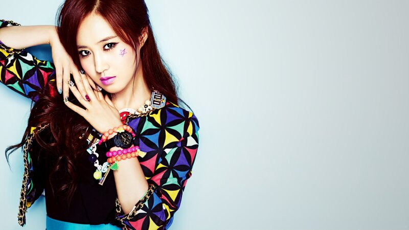 Woman with Colorful Top — Black