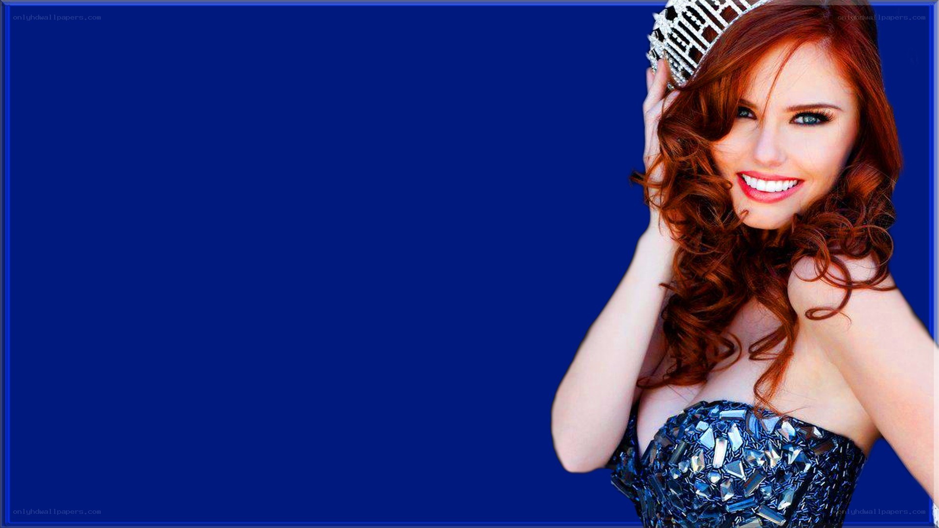 woman with crown smiling