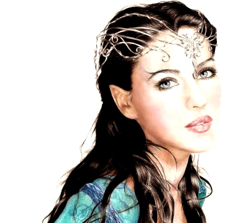 Woman with Crown — Teal