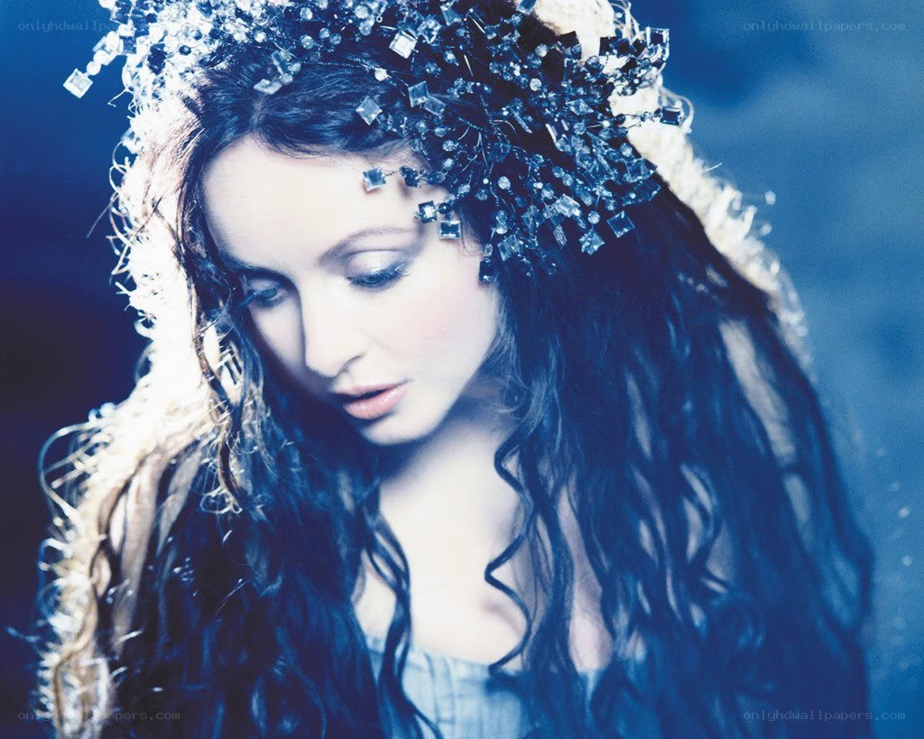 woman with crystal crown
