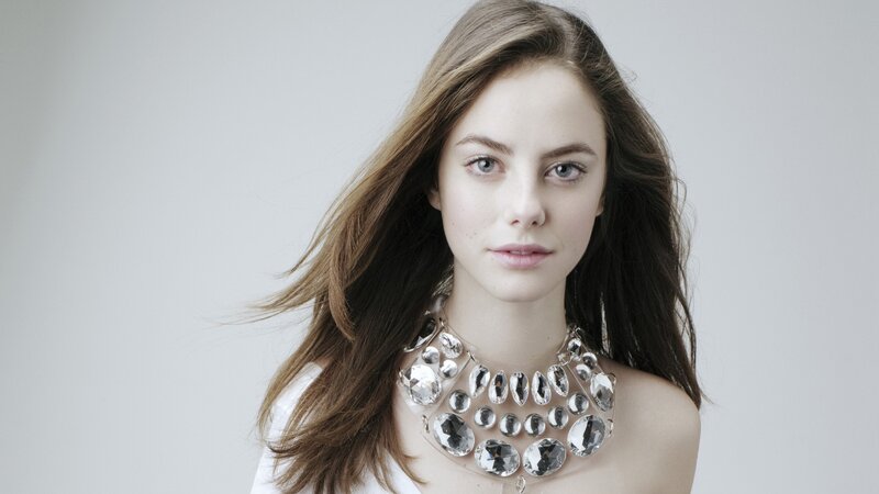woman with crystal necklace
