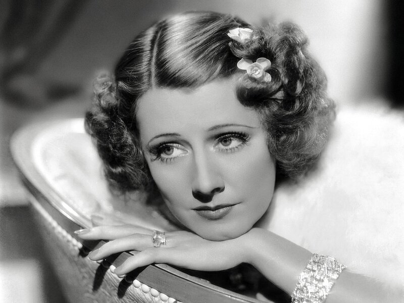 Woman with Curled Hair