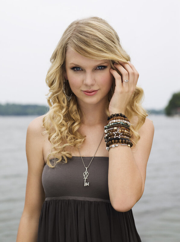 Woman with Curly Blonde Hair — Brown, Calm