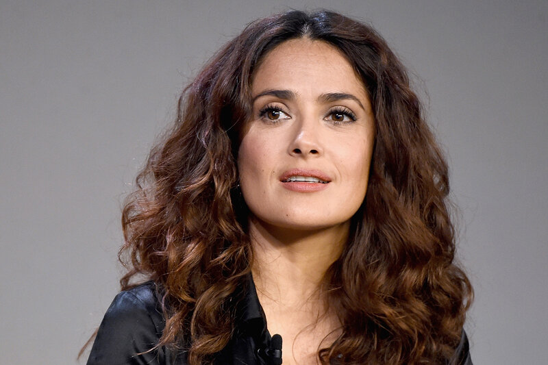 woman with curly brown hair