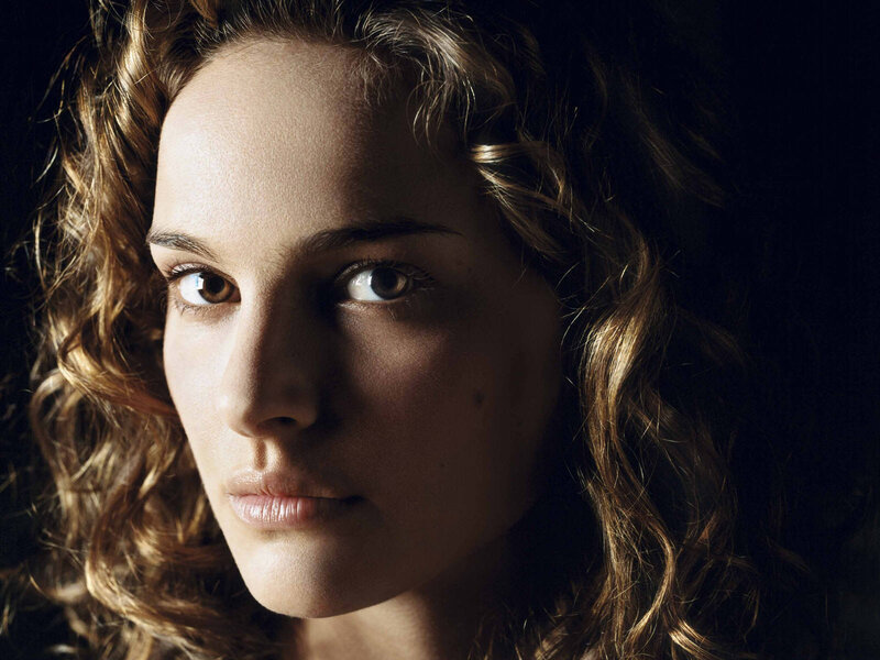 woman with curly hair