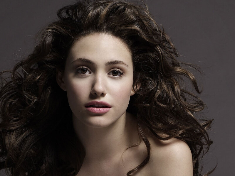 woman with curly hair