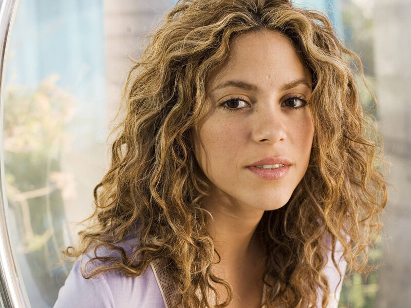 woman with curly hair