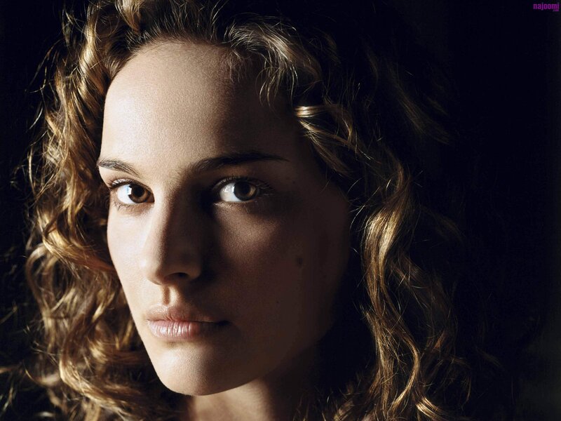 woman with curly hair