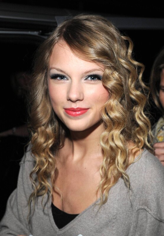 woman with curly hair