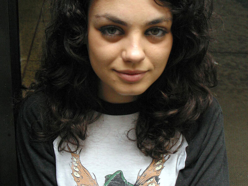 woman with curly hair