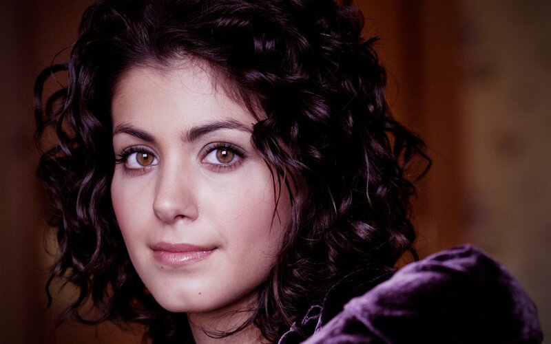 woman with curly hair