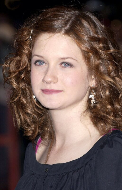 woman with curly hair