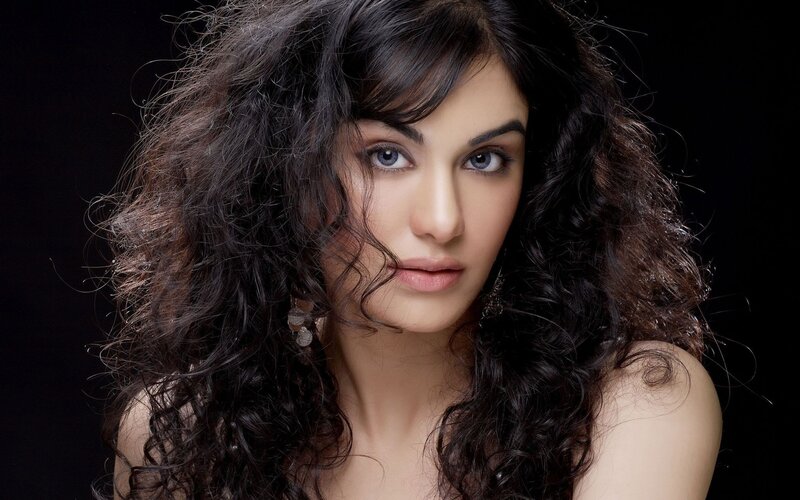 woman with curly hair