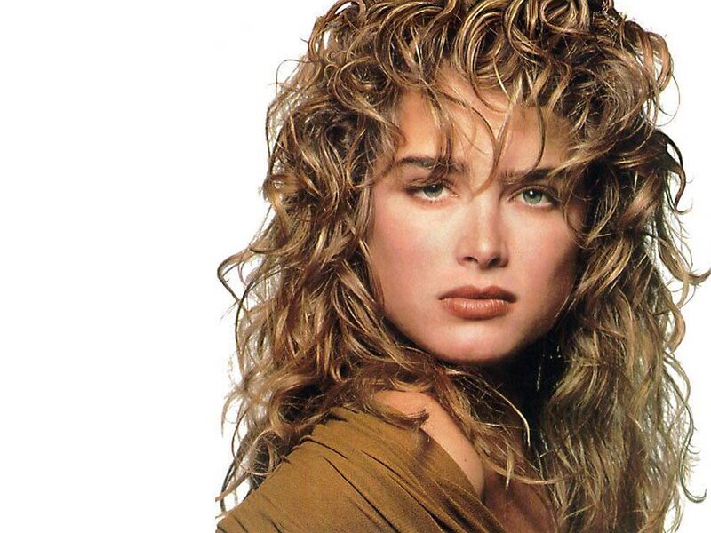 woman with curly hair