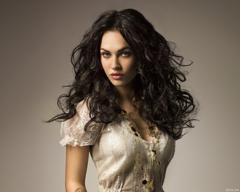 woman with curly hair
