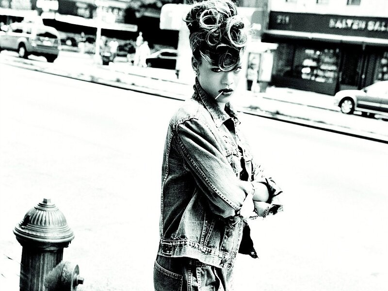 Woman with Curly Hair — Black, Confident, Photograph, Fire Hydrant