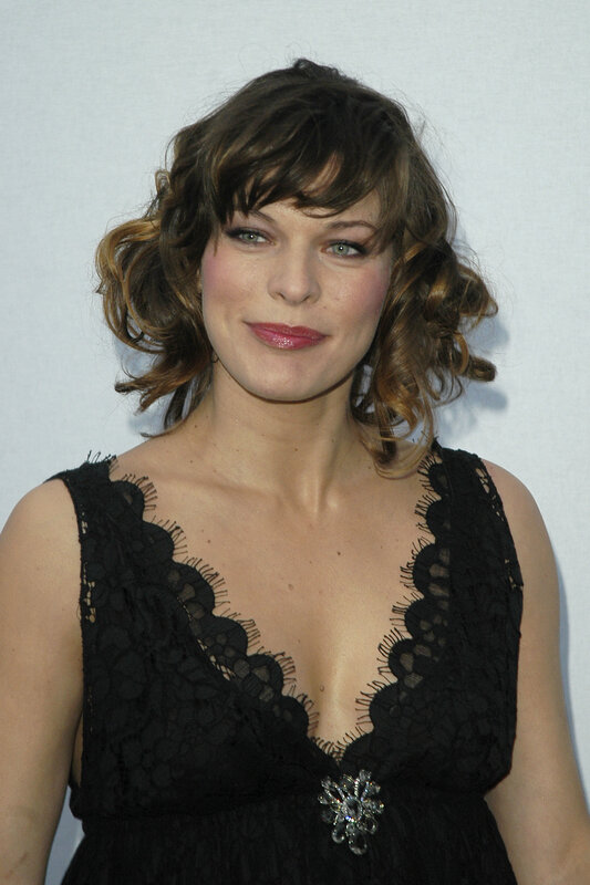 Woman with Curly Hair — Black, Neutral, Photograph, Black Dress, Lace