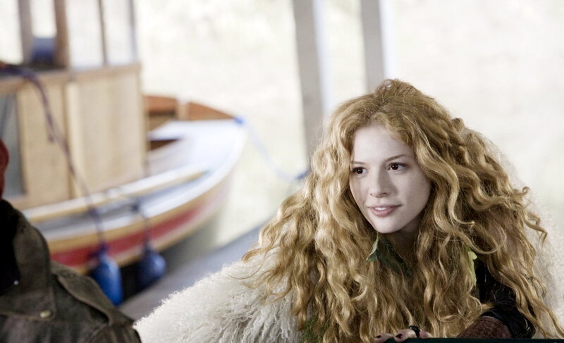 Woman with Curly Hair — Blonde, Calm, Afternoon