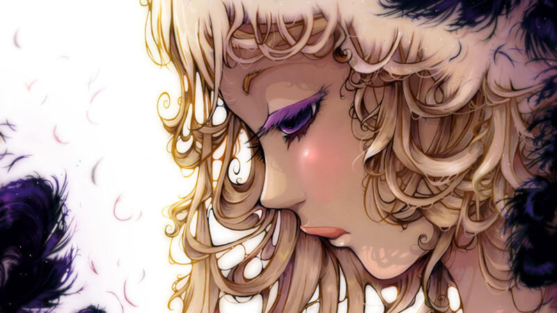 Woman with Curly Hair — Blonde, Dreamy