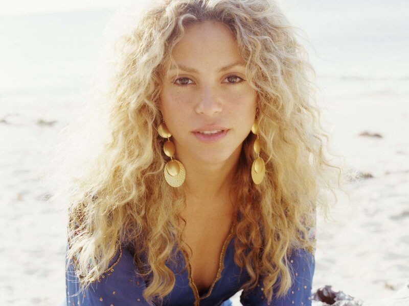 Woman with Curly Hair — Blonde, Serene, Afternoon