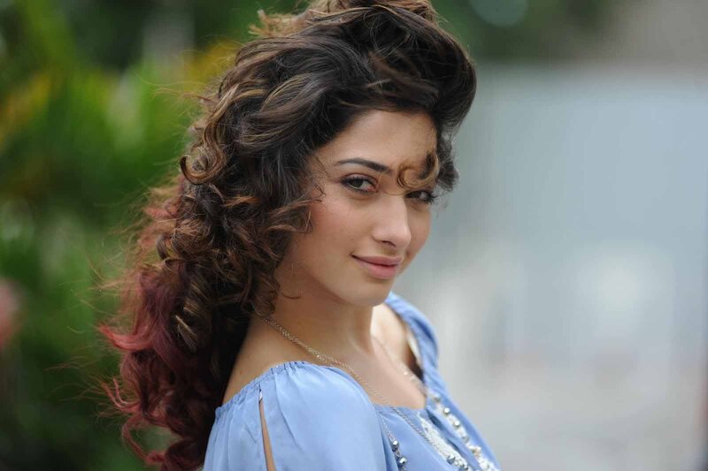 Woman with Curly Hair — Blue, Calm, Photograph, Curly Hair, Blue Dress