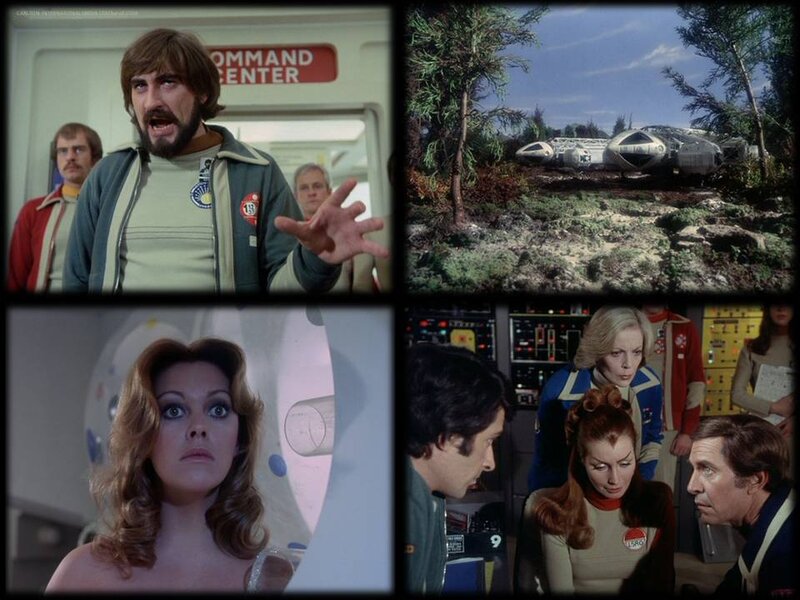 Woman with Curly Hair — Blue, Dramatic, Photograph, Man in Command Center