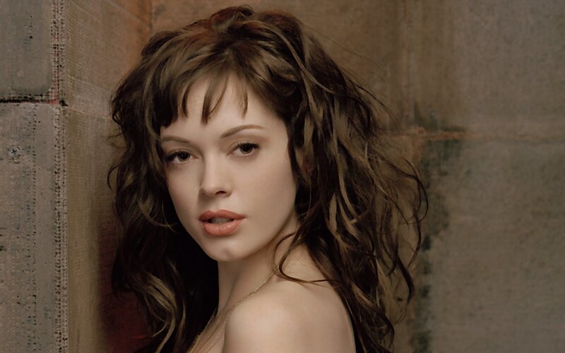 Woman with Curly Hair — Brown, Neutral, Photograph, Wall