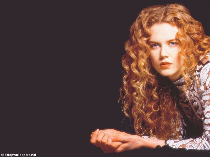 Woman with Curly Hair — Brown, Serious, Photograph