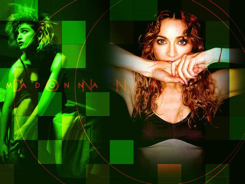 Woman with Curly Hair — Green, Dramatic, Photograph