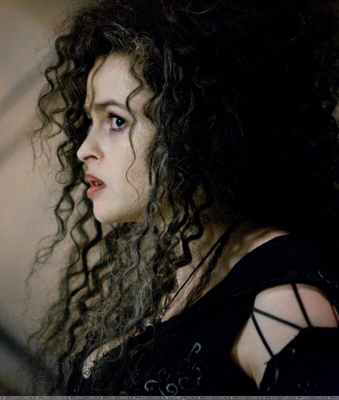 woman with curly hair in profile