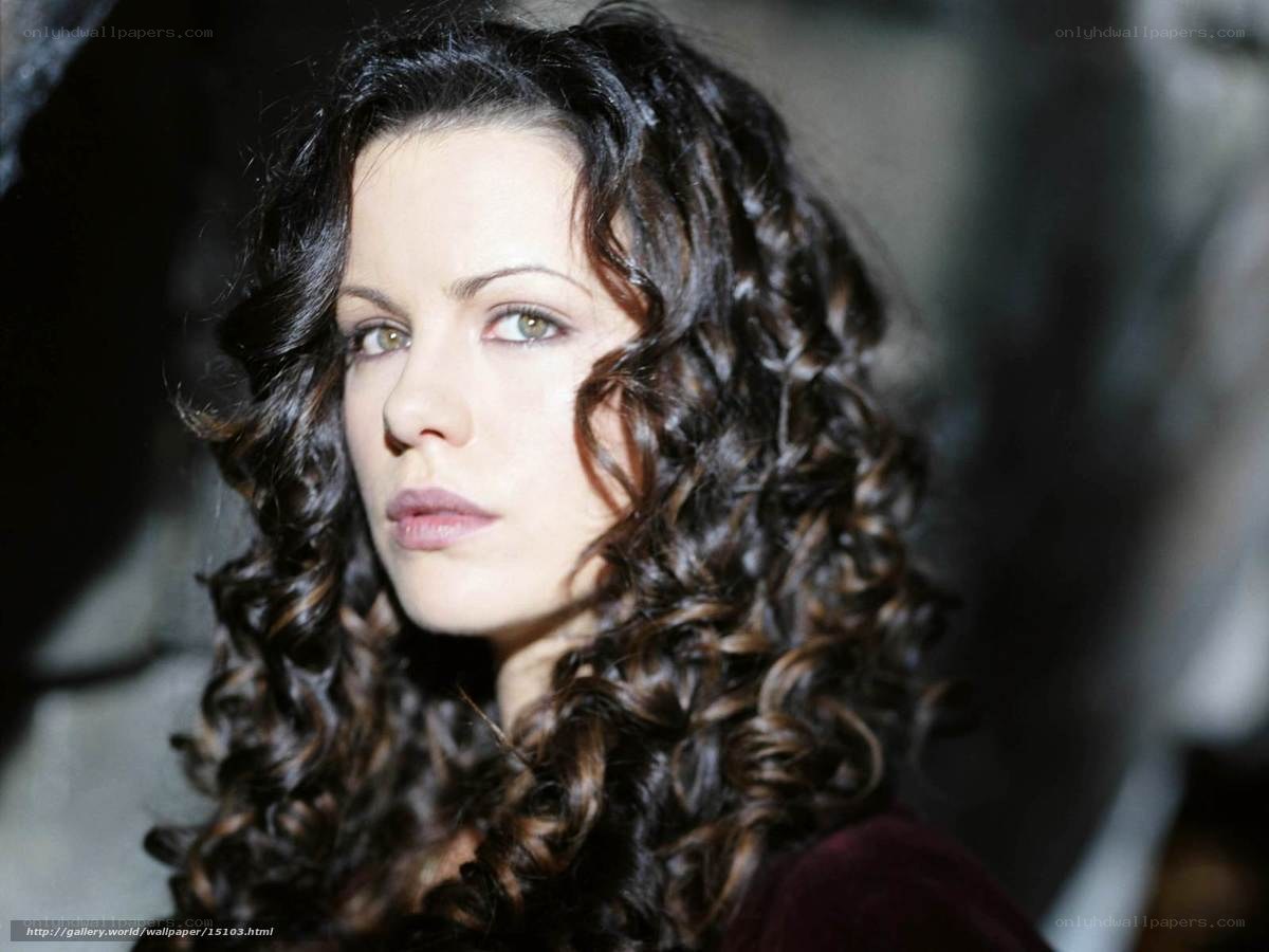 woman with curly hair