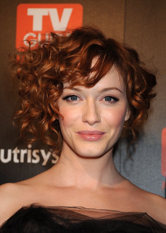 Woman with Curly Red Hair — Neutral