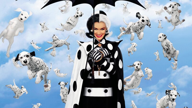 Woman with Dalmatian Puppies