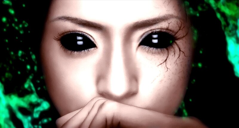 Woman with Dark Eyes — Black
