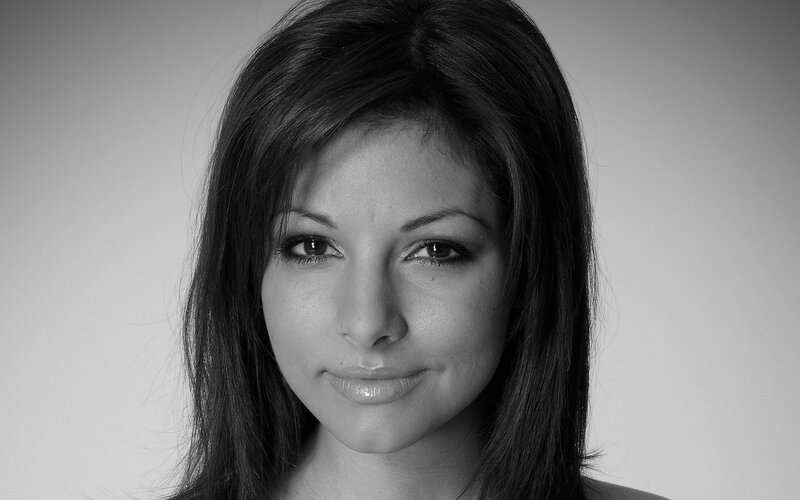 woman with dark hair