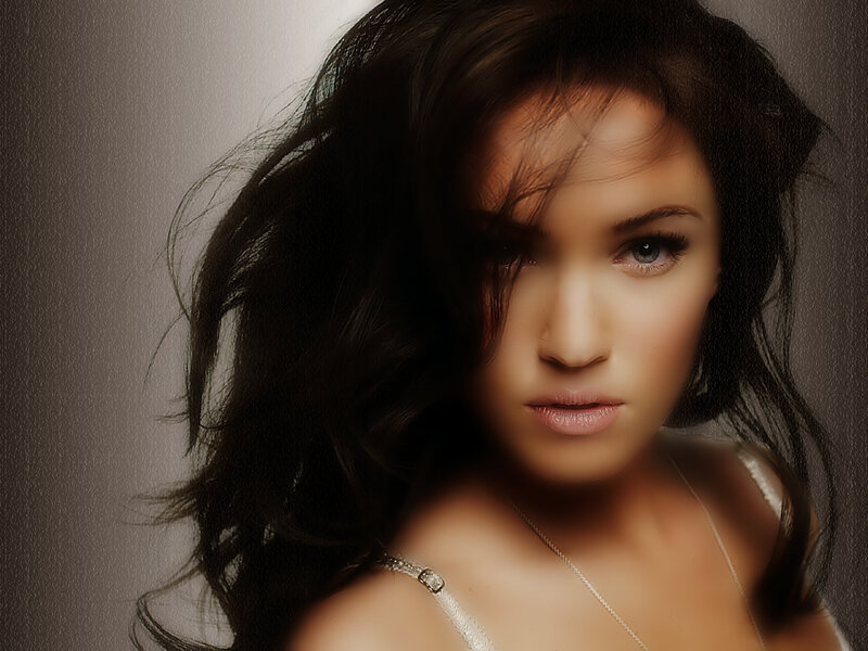 woman with dark hair