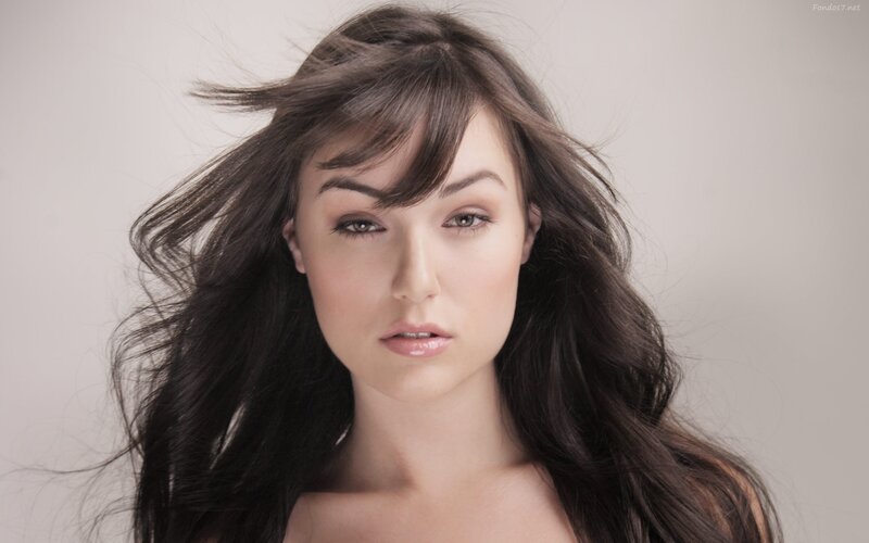 woman with dark hair