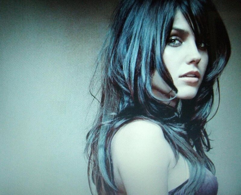 woman with dark hair