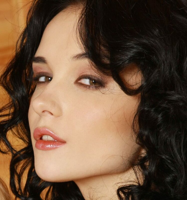 woman with dark hair