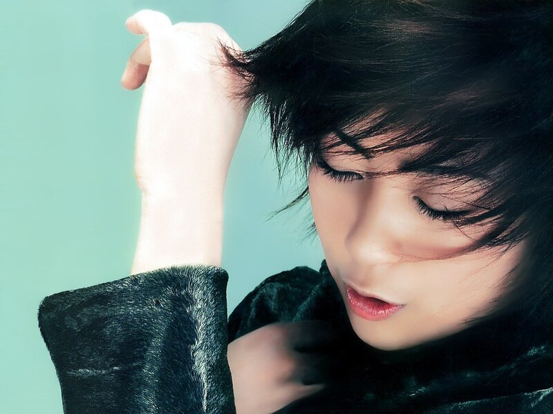 woman with dark hair