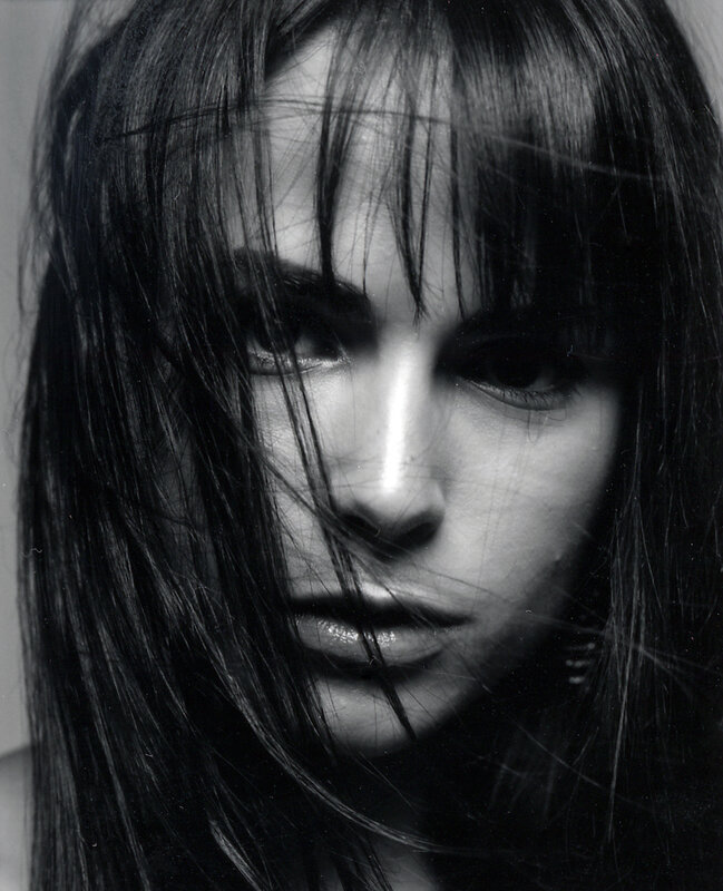 woman with dark hair