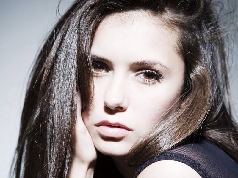 woman with dark hair