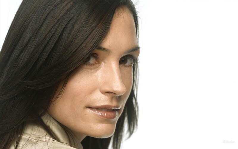 woman with dark hair
