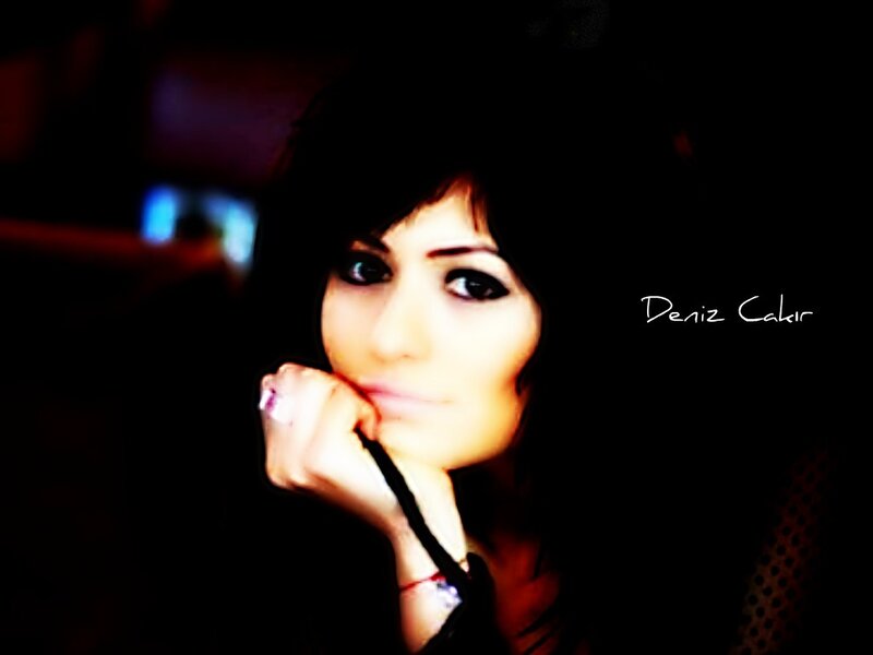 woman with dark hair
