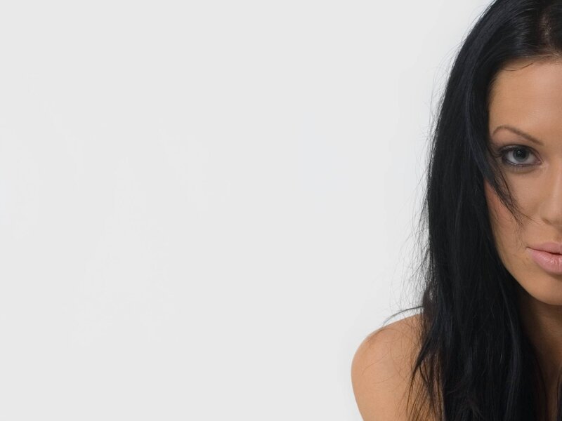 woman with dark hair